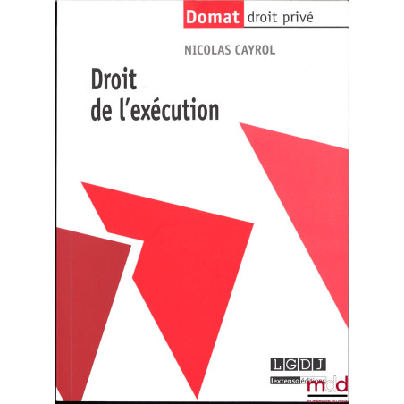 DROIT DE L'EXÉCUTION