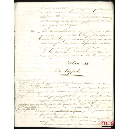 NOTES PRISES AU COURS DE M. BUGNET, PROFESSEUR À LA FACULTÉ DE PARIS EN 1842