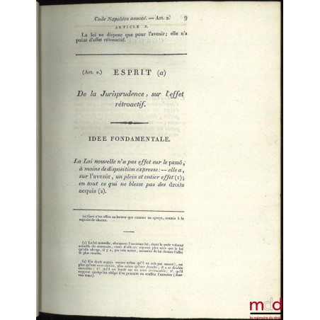 CODE CIVIL ANNOTÉ DES DISPOSITIONS ET DÉCISIONS ULTÉRIEURES DE LA LÉGISLATION ET DE LA JURISPRUDENCE ;– Supplément pour 1814...