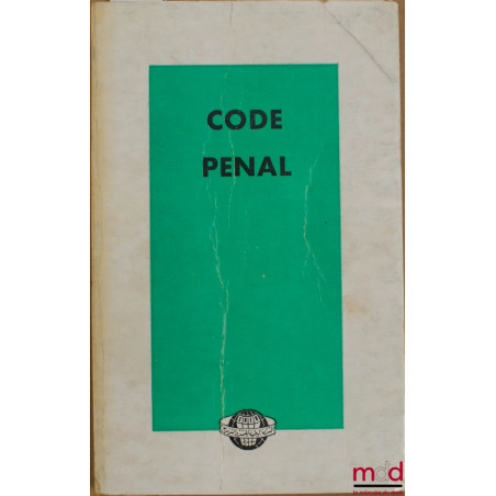 CODE PÉNAL ALGÉRIEN, 2e éd.