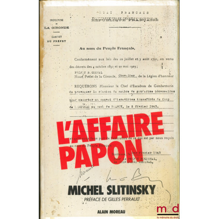 L’AFFAIRE PAPON