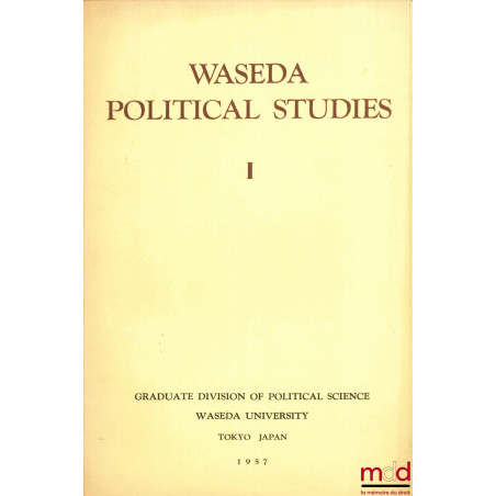 WASEDA POLITICAL STUDIES, n° 1