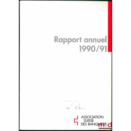RAPPORT ANNUEL 1990-1991