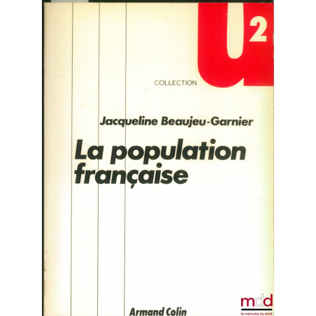 LA POPULATION FRANÇAISE, coll. U2