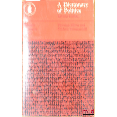 A DICTIONARY OF POLITICS, 3ème éd., coll. Penguin books