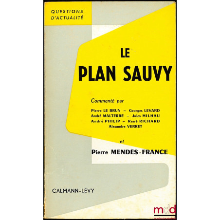 LE PLAN SAUVY