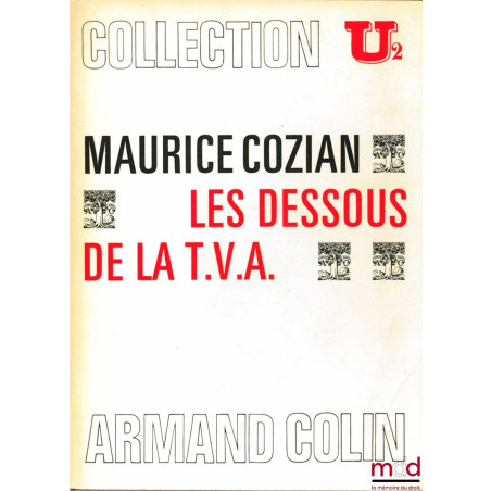 LES DESSOUS DE LA T.V.A., Collection U2