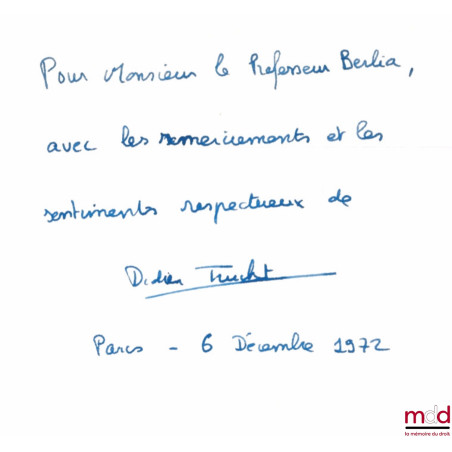 LE PROJET DE FORCE DE FRAPPE MULTILATÉRALE, Préface de Georges Berlia, Travaux et recherches del’Unversité de Droit d’Économi...