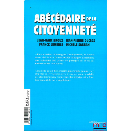 ABÉCÉDAIRE DE LA CITOYENNETÉ