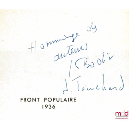 FRONT POPULAIRE 1936