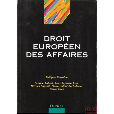 DROIT EUROPÉEN DES AFFAIRES