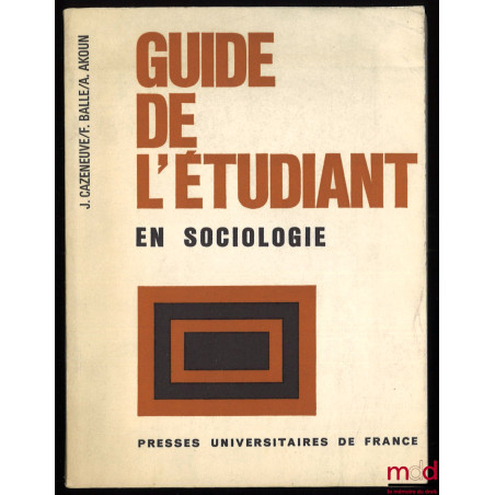 GUIDE DE L’ÉTUDIANT EN SOCIOLOGIE