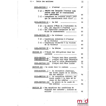 COURS DE DROIT CIVIL, Capacité 2ème année, 1953-1954