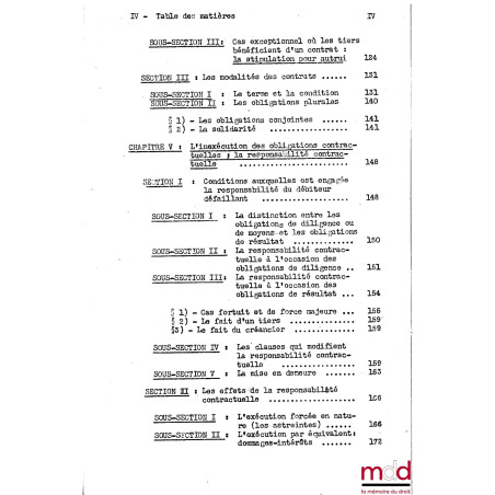 COURS DE DROIT CIVIL, Capacité 2ème année, 1953-1954