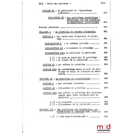 COURS DE DROIT CIVIL, Capacité 2e année, 1953-1954