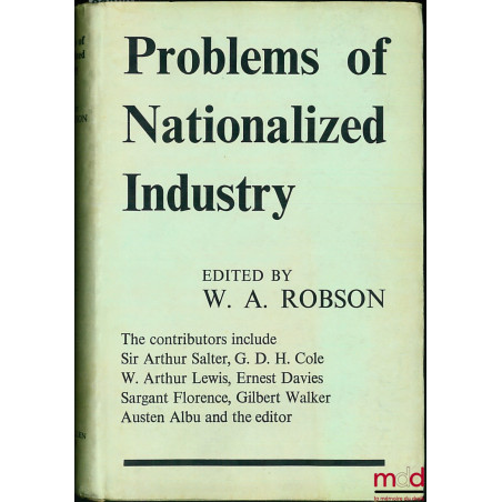 PROBLEMS OF NATIONALIZED INDUSTRY