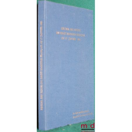 RECUEIL DE TEXTES DU DROIT MARITIME FRANÇAIS AU 1ER JANVIER 1983, coll. Le droit maritime français ; Journal de la marine mar...