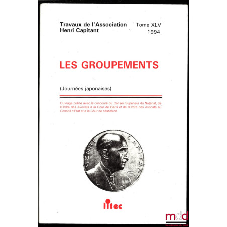 LES GROUPEMENTS, Journées japonaises t. XLV (1994)