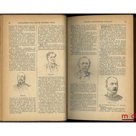HISTOIRE CONTEMPORAINE FRANÇAISE (1871-1900), Encyclopédie populaire illustrée du vingtième siècle ;LE SOCIALISME, avec un S...