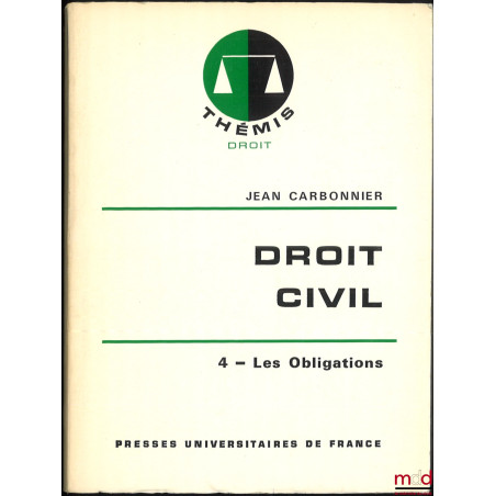 DROIT CIVIL :t. I : Introduction. Les Personnes (13e éd. mise à jour, 1980) ;t. II : La Famille, Les Incapacités (11e éd. m...