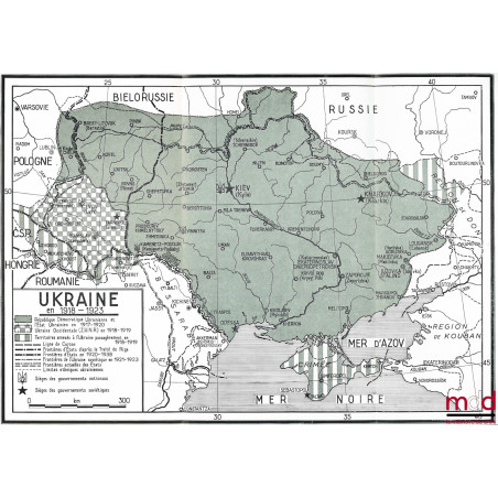 L’UKRAINE SOVIÉTIQUE DANS LES RELATIONS INTERNATIONALES 1918-1923, Étude historique et juridique, Préface de Charles Rousseau
