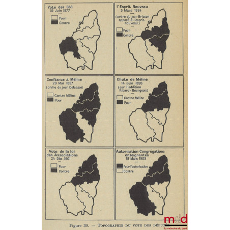 GÉOGRAPHIE ÉLECTORALE DE L’ARDÈCHE SOUS LA IIIe RÉPUBLIQUE, Cahiers de la Fondation nationale des sciences politiques, n° 9