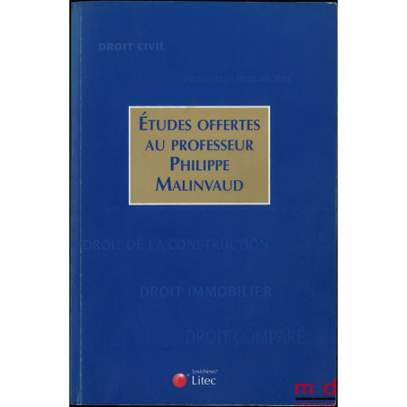 ÉTUDES OFFERTES AU PROFESSEUR PHILIPPE MALINVAUD