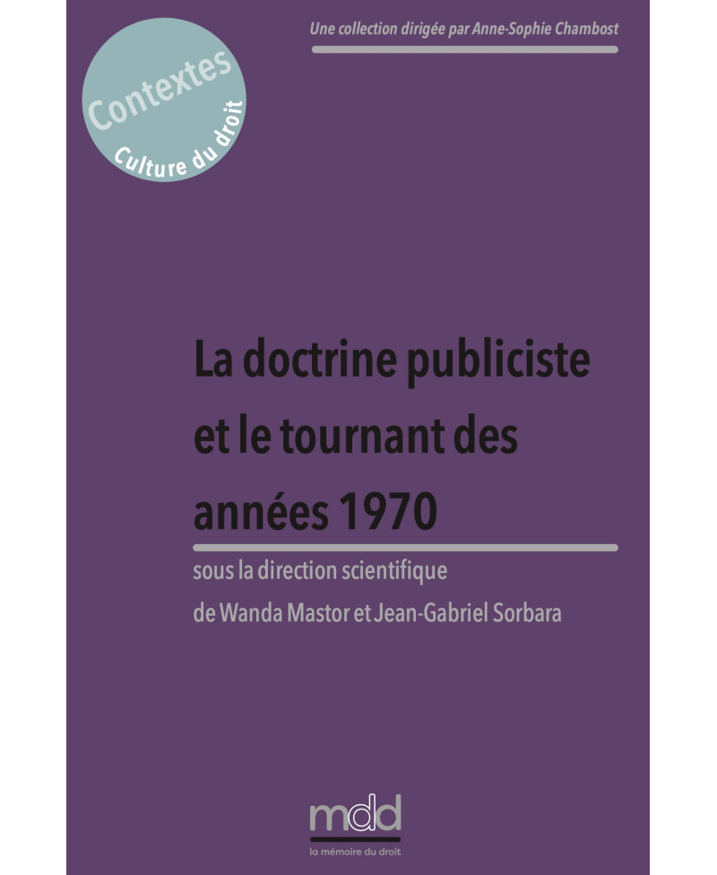 LA DOCTRINE PUBLICISTE ET...