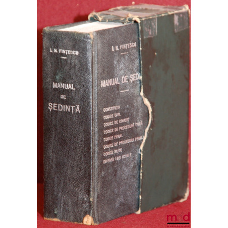 MANUAL DE SEDINT?, Constitutia, Codice Civil, Codice de Comert, Codice de Procedur? Civil?, Codice Penal, Codice de Procedur?...