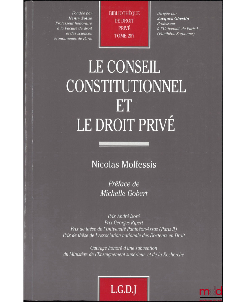 LE CONSEIL CONSTITUTIONNEL...