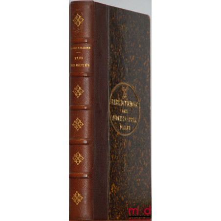 LOI DU 9 AVRIL 1898 TAUX DES RENTES ALLOUÉES D’APRÈS LA JURISPRUDENCE EN MATIÈRE D’INFIRMITÉS PERMANENTES ET PARTIELLES