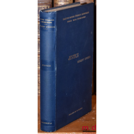 JUSTICE, traduit par M. E. Castelot, 2e éd., coll. d’Auteurs étrangers contemporains