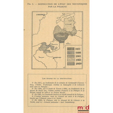 LA POMÉRANIE POLONAISE, Avec 40 cartes, dont 5 en couleurs et 40 illustrations hors texte, Problèmes politiques de la Pologne...