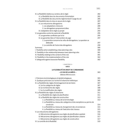 LA FLEXIBILITÉ EN DROIT DE L’URBANISMEFlexibilty in urban planning lawActes du XIIIe Colloque de l’AIDRU Bergame et Bresci...