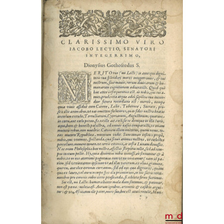 CORPUS JURIS CIVILIS, In quo, vice interpretationis, variæ lectiones, si non omnes, præcipuæ tamen & magisnecessarie adiectæ....