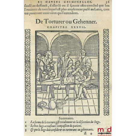 PRACTIQUE JUDICIAIRE ES CAUSES CRIMINELLES, TRES UTILES, NECESSAIRE A TOUS BAILLITS, PREVOSTS, SENESCHAUX, ESCOUTETTES, Maire...