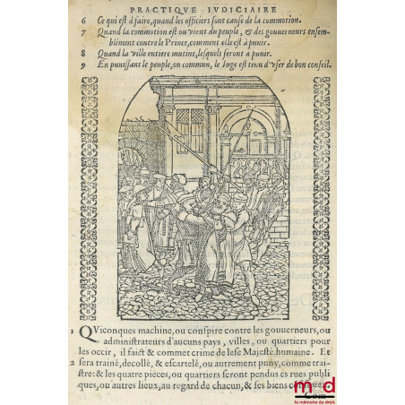 PRACTIQUE JUDICIAIRE ES CAUSES CRIMINELLES, TRES UTILES, NECESSAIRE A TOUS BAILLITS, PREVOSTS, SENESCHAUX, ESCOUTETTES, Maire...