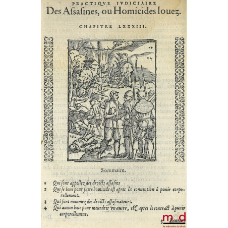 PRACTIQUE JUDICIAIRE ES CAUSES CRIMINELLES, TRES UTILES, NECESSAIRE A TOUS BAILLITS, PREVOSTS, SENESCHAUX, ESCOUTETTES, Maire...