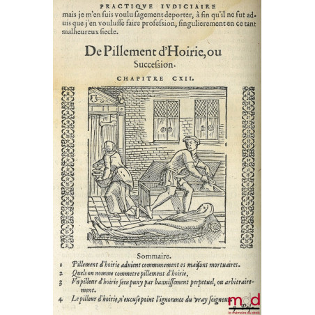 PRACTIQUE JUDICIAIRE ES CAUSES CRIMINELLES, TRES UTILES, NECESSAIRE A TOUS BAILLITS, PREVOSTS, SENESCHAUX, ESCOUTETTES, Maire...