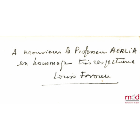 DU DÉNI DE JUSTICE EN DROIT PUBLIC FRANÇAIS, Préface de Marcel Waline, Bibl. de droit public, t. LXI