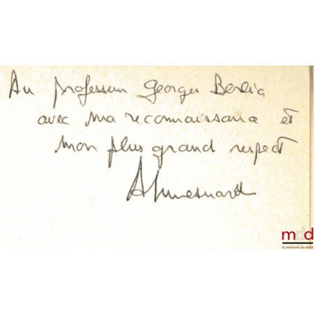 L’ACTION CULTURELLE DES POUVOIRS PUBLICS, Préface de André de Laubadère, Bibl. de droit public, t. LXXXVI