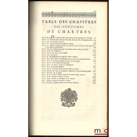 NOUVEAU COUTUMIER GÉNÉRAL OU CORPS DES COUTUMES GÉNÉRALES ET PARTICULIÈRES DE FRANCE, ET DES PROVINCES CONNUES SOUS LE NOM DE...