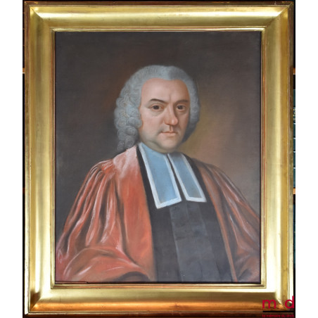 PORTRAIT D’UN MAGISTRAT, École française du XVIIIe siècle, pastel