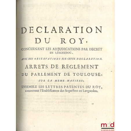 RECUEIL DES QUESTIONS DE JURISPRUDENCE, Concernant les Donations, les Testamens, les Substitutions, les Incapacités de donner...