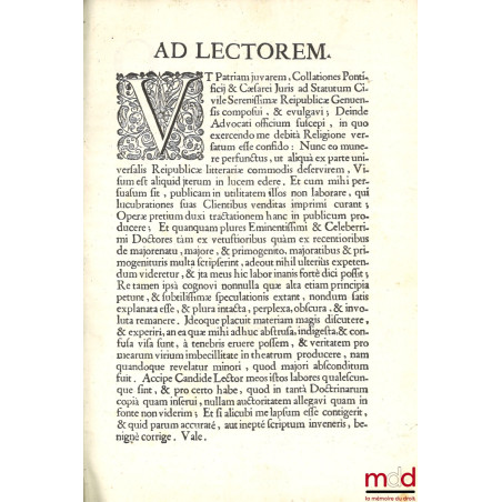 De maiorenatu maiore, et primogenito maioratu, et primogenio naturæ, iuris, facti regulari, saltuario, et mixto secundum prÆc...