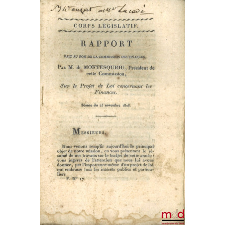 ENSEMBLE DE 20 BULLETINS DES LOIS :Bulletin des lois de la République française, Arrêté du Directoire exécutif qui règle pro...