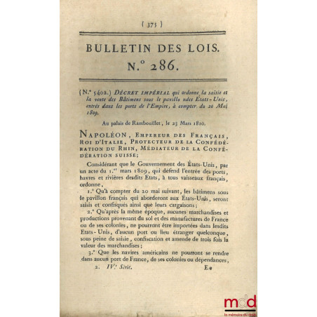 ENSEMBLE DE 21 BULLETINS DES LOIS :Le point du jour ou Résultat de ce qui s’est passé la veille à l’Assemblée nationale, n° ...