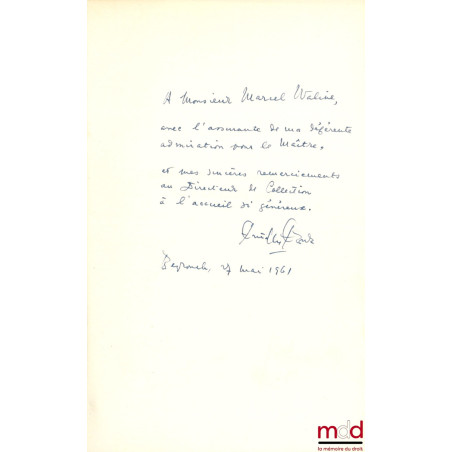 GENÈSE DE LA CONSTITUTION DU 4 OCTOBRE 1958, Solution gaulliste à la crise du pouvoir, Préface de Philippe Ardant, Bibl. de d...