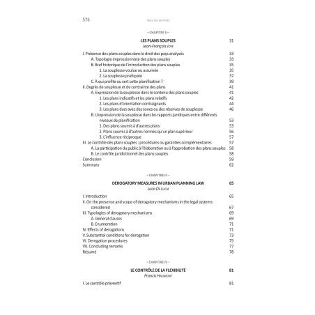 LA FLEXIBILITÉ EN DROIT DE L?URBANISMEFlexibilty in urban planning lawActes du XIIIe Colloque de l?AIDRU Bergame et Bresci...