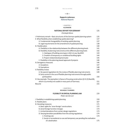 LA FLEXIBILITÉ EN DROIT DE L?URBANISMEFlexibilty in urban planning lawActes du XIIIe Colloque de l?AIDRU Bergame et Bresci...